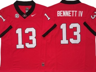 Georgia Bulldogs #13 Stetson Bennett Red Vapor F.U.S.E. Limited Jersey