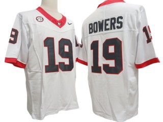 Georgia Bulldogs #19 Brock Bowers White Vapor F.U.S.E. Limited Jersey