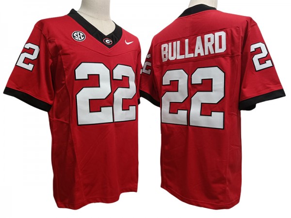 Georgia Bulldogs #22 Javon Bullard Red Vapor F.U.S.E. Limited Jersey