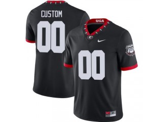 Custom Georgia Bulldogs Black Untouchable Jersey