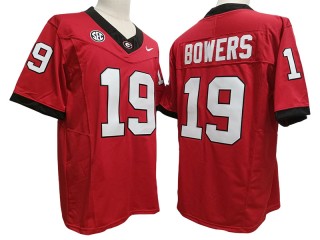 Georgia Bulldogs #19 Brock Bowers Red Vapor F.U.S.E. Limited Jersey