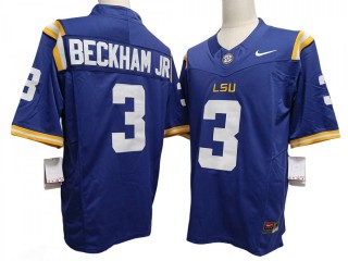 LSU Tigers #3 Odell Beckham Jr. Purple Vapor F.U.S.E. Limited Jersey