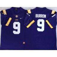 LSU Tigers #9 Purple Football Jersey - Joe Burrow