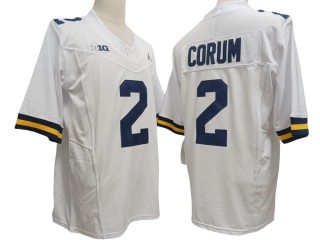 Michigan Wolverines #2 Blake Corum White Vapor F.U.S.E. Limited Jersey