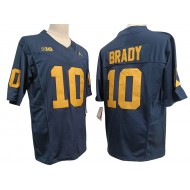 Michigan Wolverines #10 Navy Vapor F.U.S.E. Limited Jersey - Tom Brady 