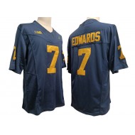 Michigan Wolverines #7 Donovan Edwards Navy Vapor F.U.S.E. Limited Jersey