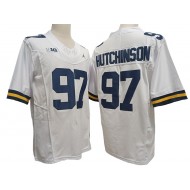 Michigan Wolverines #97 Aidan Hutchinson White Vapor F.U.S.E. Limited Jersey