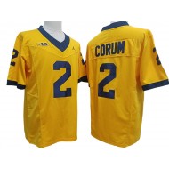 Michigan Wolverines #2 Blake Corum Yellow Vapor F.U.S.E. Limited Jersey