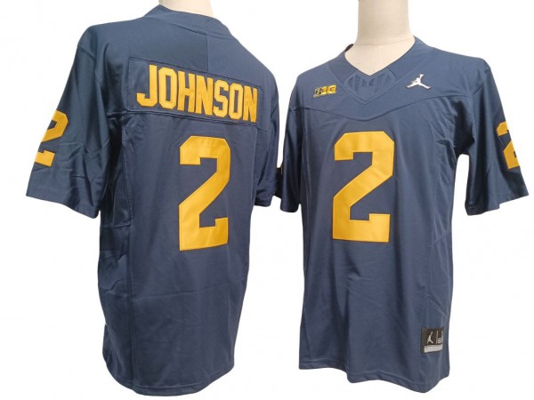 Michigan Wolverines #2 Navy Vapor F.U.S.E. Limited Jersey - Will Johnson