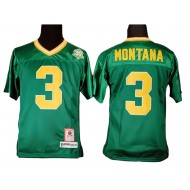 Notre Dame Fighting Irish #3 Joe Montana 1977 Green Football Jersey