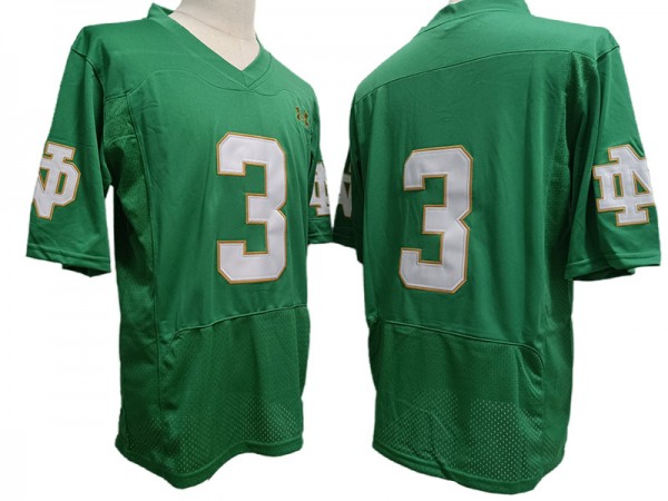 Notre Dame Fighting Irish #3 Green Vapor F.U.S.E. Limited Jersey