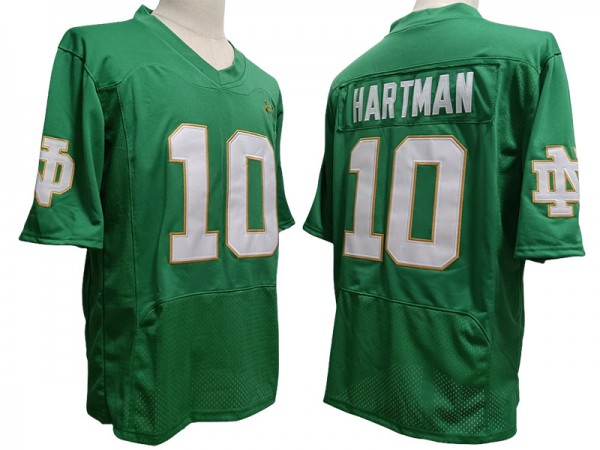 Notre Dame Fighting Irish #10 Sam Hartman Green Vapor F.U.S.E. Limited Jersey