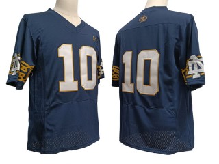 Notre Dame Fighting Irish #10 2023 Aer Lingus College Football Classic Jersey - Navy