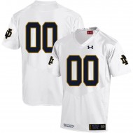 Custom Notre Dame Fighting Irish White Football Jersey