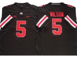 Ohio State Buckeyes #5 Garrett Wilson Black College Jersey