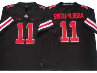 Ohio State Buckeyes #11 Jaxon Smith-Njigba Black College Jersey