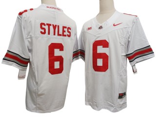 Ohio State Buckeyes #6 White Vapor F.U.S.E. Limited Jersey - Sonny Styles