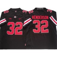 Ohio State Buckeyes #32 TreVeyon Henderson Black College Jersey