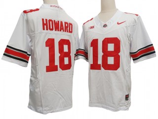 Ohio State Buckeyes #18 White Vapor F.U.S.E. Limited Jersey - Will Howard