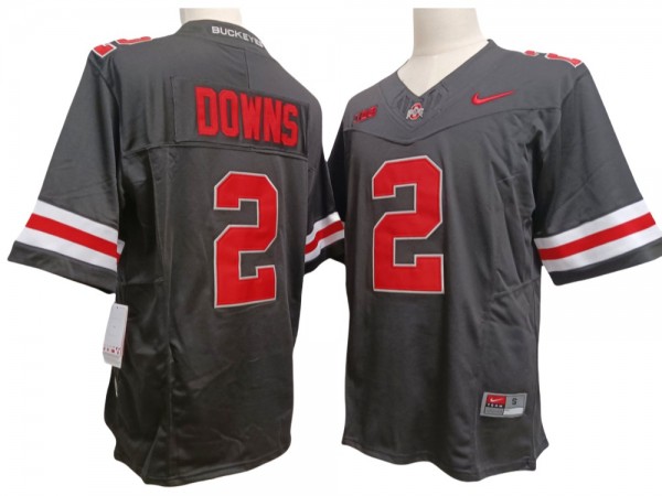 Ohio State Buckeyes #2 Black Vapor F.U.S.E. Limited Jersey - Caleb Downs  