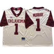 Oklahoma Sooners #1 Kyler Murray Cream Alternate Football Jersey