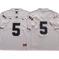 Penn State Nittany Lions #5 White Football Jersey