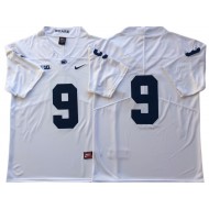 Penn State Nittany Lions #9 White Football Jersey