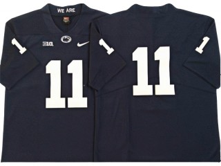 Penn State Nittany Lions #11 Navy Football Jersey