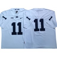 Penn State Nittany Lions #11 White Football Jersey