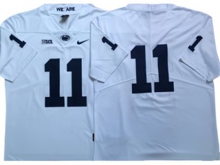 Penn State Nittany Lions #11 White Football Jersey