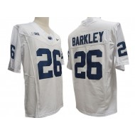 Penn State Nittany Lions #26 Saquon Barkley White Vapor F.U.S.E. Jersey