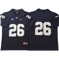 Penn State Nittany Lions #26 Navy Football Jersey