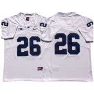 Penn State Nittany Lions #26 White Football Jersey