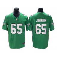 Philadelphia Eagles #65 Lane Johnson Vapor F.U.S.E. Limited Jersey - Kelly Green