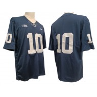 Penn State Nittany Lions #10 Navy Football Jersey