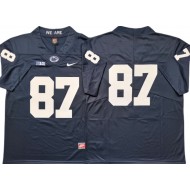 Penn State Nittany Lions #87 Navy Football Jersey