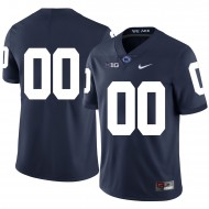 Custom Penn State Nittany Lions Navy Football Jersey