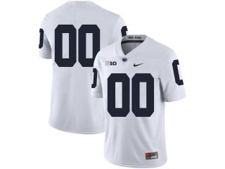 Custom Penn State Nittany Lions White Football Jersey