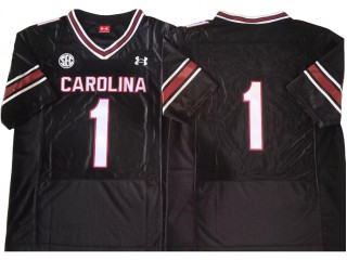 South Carolina Gamecock #1 Black College Jersey