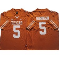 Texas Longhorns #5 Bijan Robinson Orange Football Jersey