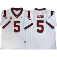 USC Trojans #5 Reggie Bush White Football Jersey