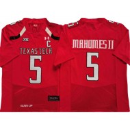 Texas Tech Red Raiders #5 Patrick Mahomes Red Football Jersey