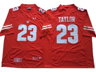 Wisconsin Badgers #23 Jonathan Taylor Red Football Jersey