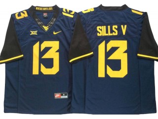 West Virginia Mountaineers #13 David Sills V Navy Football Jersey