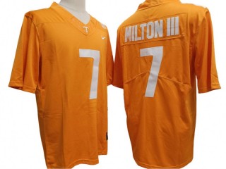 Tennessee Volunteers #7 Joe Milton III Orange Football Jersey