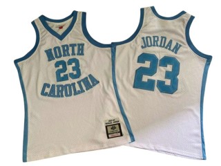 M&N North Carolina #23 Michael Jordan White 1983/84 Jersey