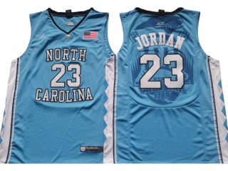 North Carolina Tar Heels #23 Michael Jordan Light Blue Jersey