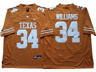 Texas Longhorns #34 Ricky Williams Orange Football Jersey