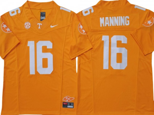 Tennessee Volunteers #16 Orange Vapor F.U.S.E. Limited Team Logo Jersey - Peyton Manning 