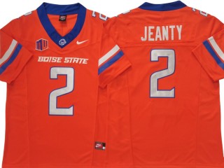 Boise State Broncos #2 Ashton Jeanty Orange Vapor F.U.S.E. Limited Jersey